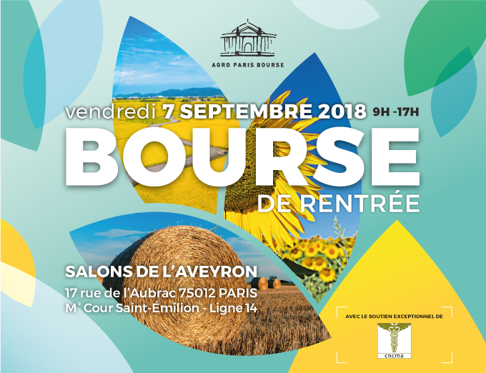 Bourse de Rentrée - Vendredi 7 septembre 2018 - Salons de l'Aveyron