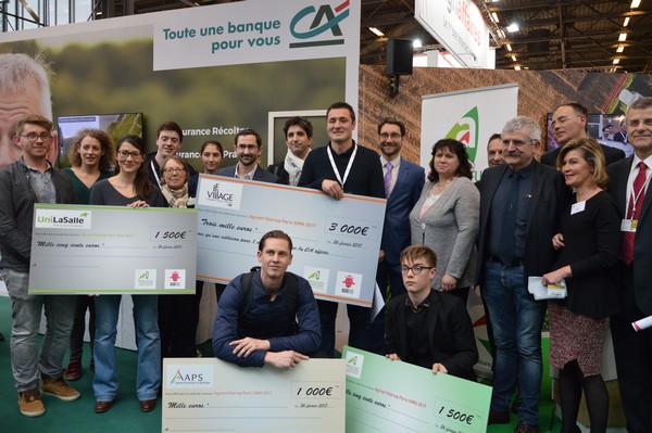 Lauréats de la 3e édition d'Agreen'Startup