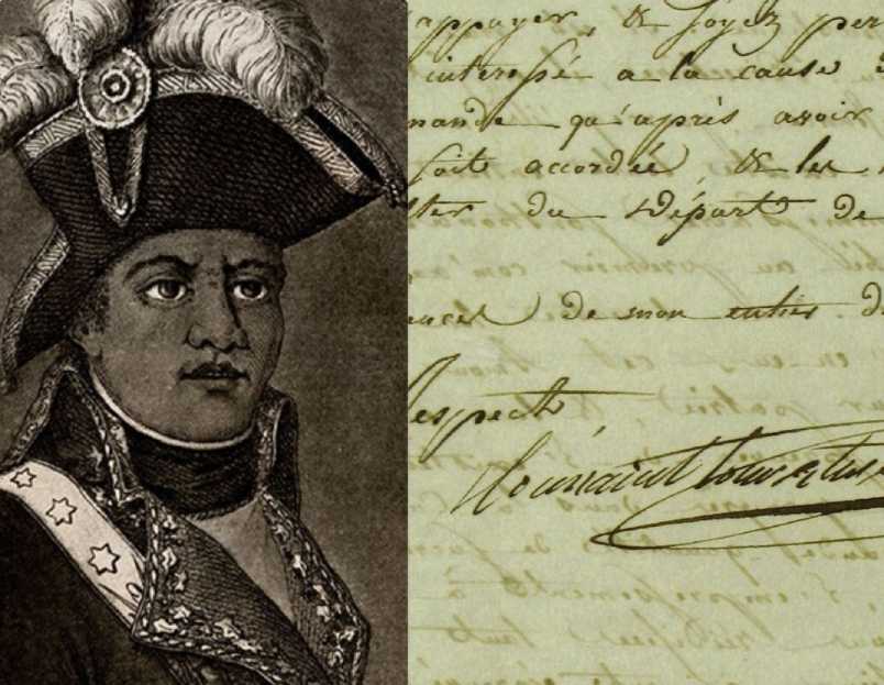 Extraits de documents concernant Toussaint Louverture conservés aux ANOM