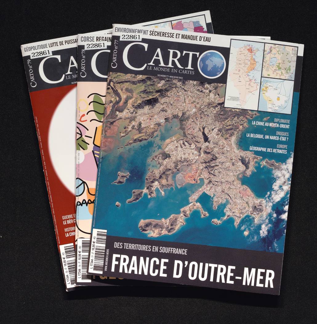 Couvertures de la revue Carto