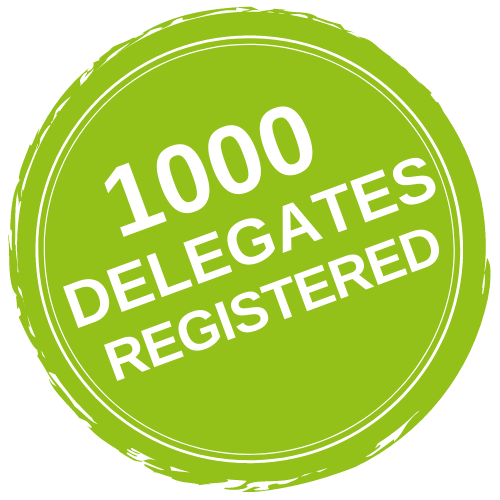 1000 delegates registered