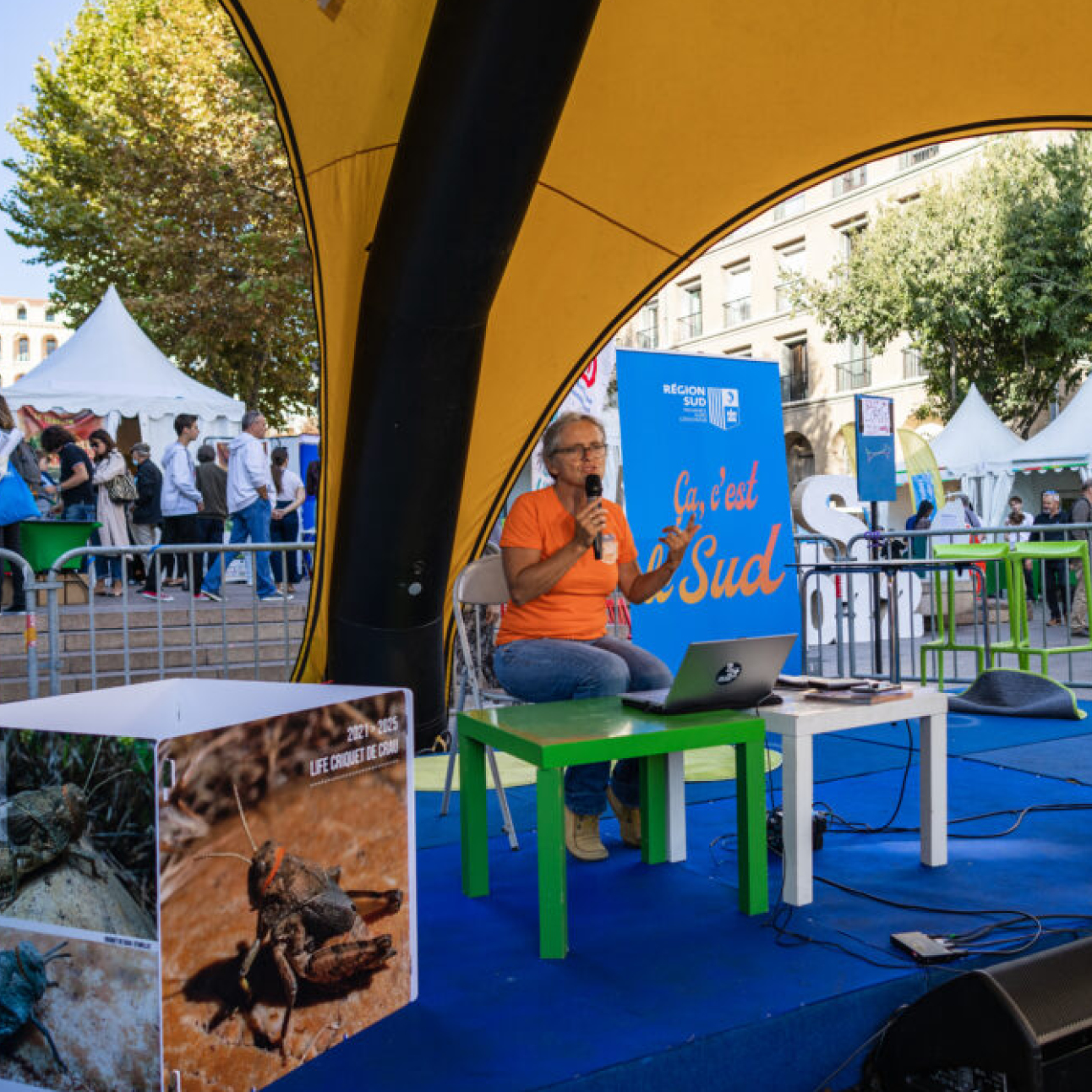 Life SOS Criquet de Crau à la fête de la science