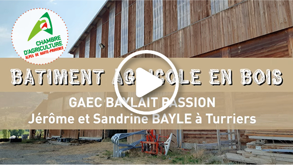 Construire des bâtiments agricoles en bois : Bergerie en bois local - Chambres d'agriculture Provence-Alpes-Côte d'Azur