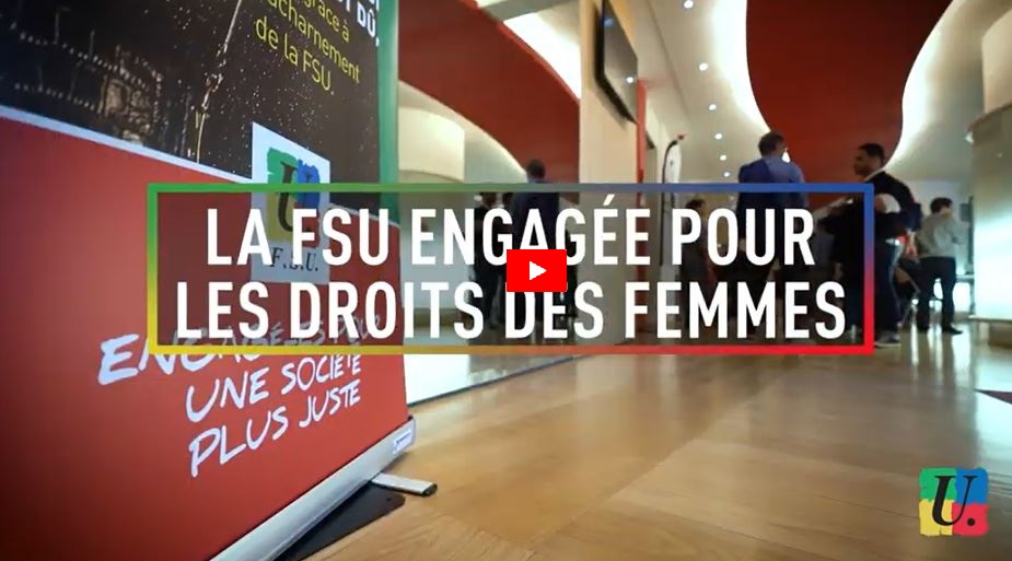 Vidéo sur l'engagement de la FSU pour les droits des femmes