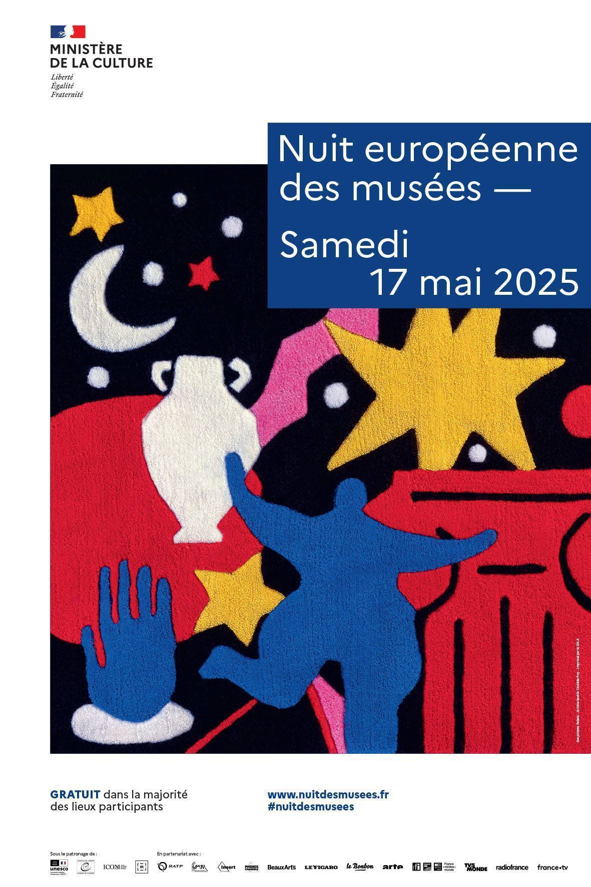 Visuel/illustration de la Nuit européenne des musées 2025