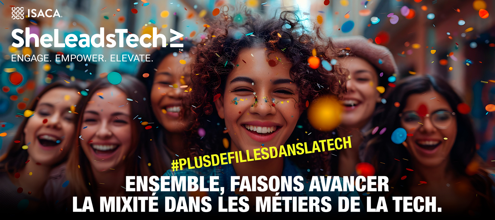 ENSEMBLE, FAISONS AVANCER LA MIXITÉ DANS LES MÉTIERS DE LA TECH.