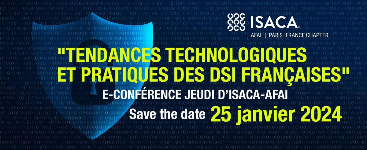 « Tendances technologiques et pratiques des DSI françaises » / 25 janvier 2024