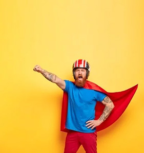 Seulement pour les super-héros