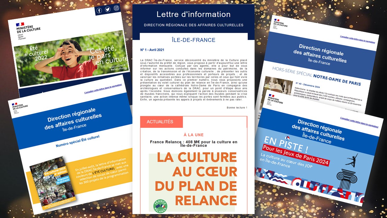 5 ans de la lettre d'information de la DRAC Île-de-France