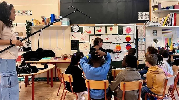 La Porte à Coté, atelier de podcast pour des enfants