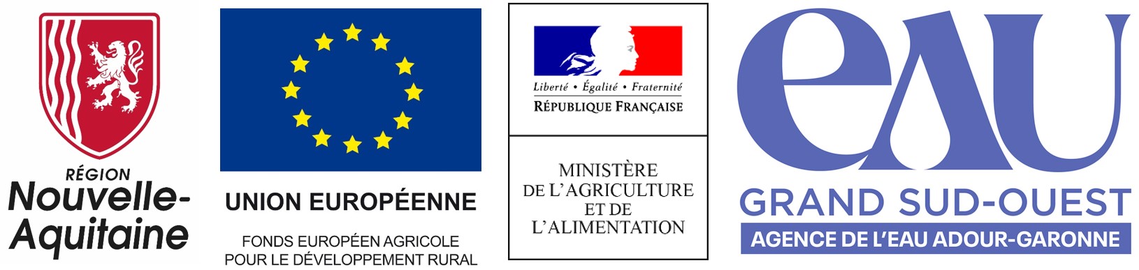 Logos des soutiens publics
