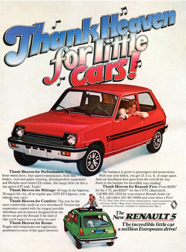 Publicité Renault 5