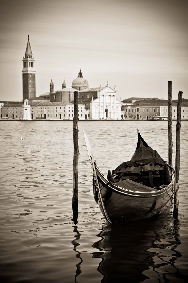 Cartes de voeux, photos d'art - Venise, Gondole sur le Grand Canal