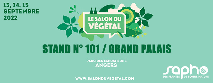  Salon du Végétal du 13 au 15 Septembre - parc des expositions - Angers