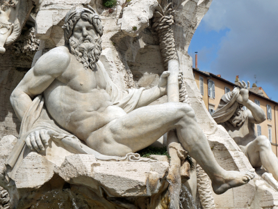 Fontaine des quatre fleuves - Le Bernin
