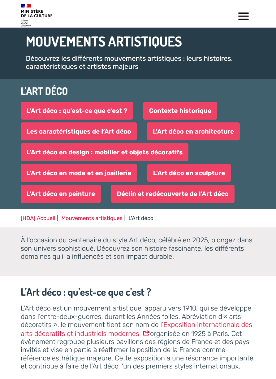 L'Art déco