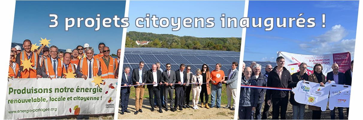 3 projets citoyens inaugurés !