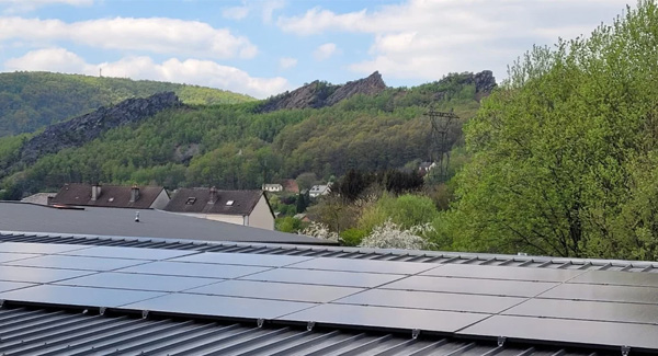 Toiture photovoltaïque du projet citoyen ERC-VPA