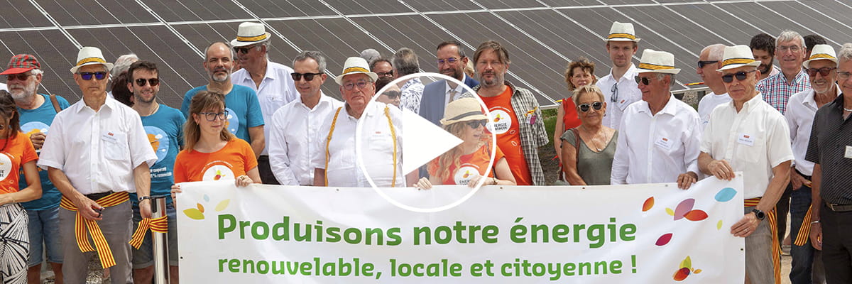 Inauguration du parc photovoltaïque citoyen Solaris Civis co-financé par Energie Partagée