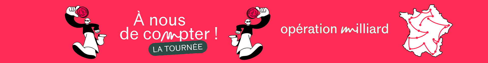 visuel la tournée à nous de compter 