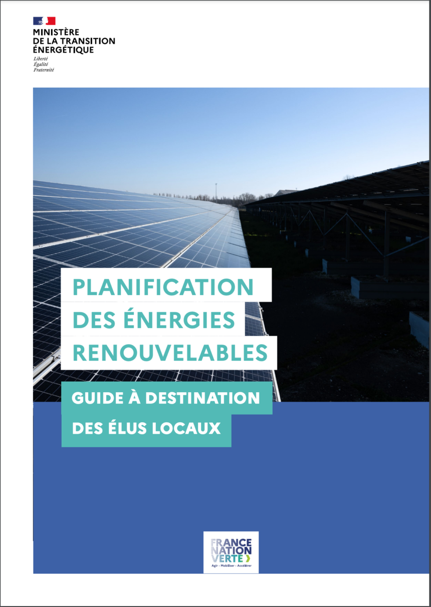 Nouveau guide de planification des énergies renouvelables pour les collectivités