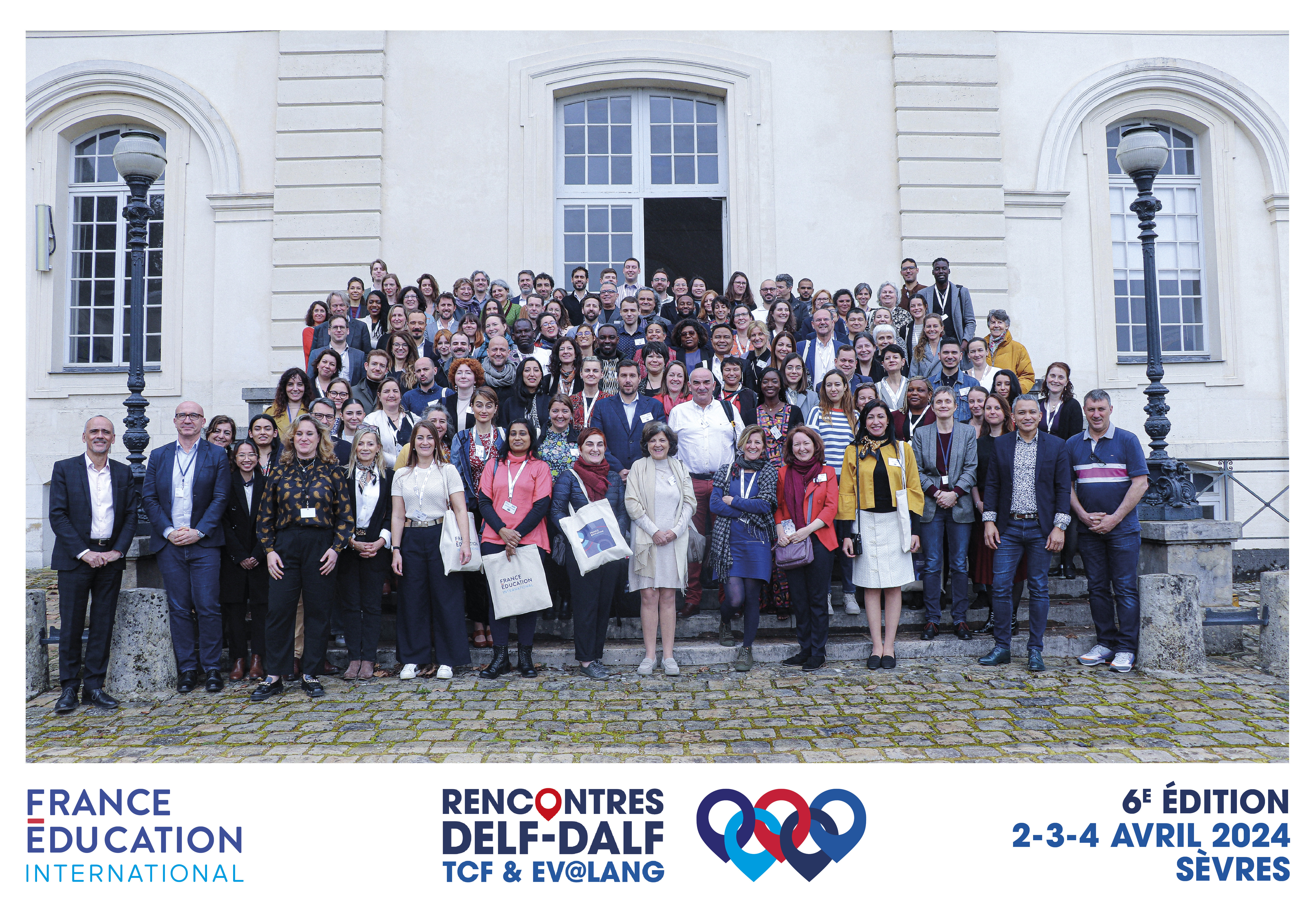 Photo de groupe des Rencontres DELF DALF TCF Evalang 2024