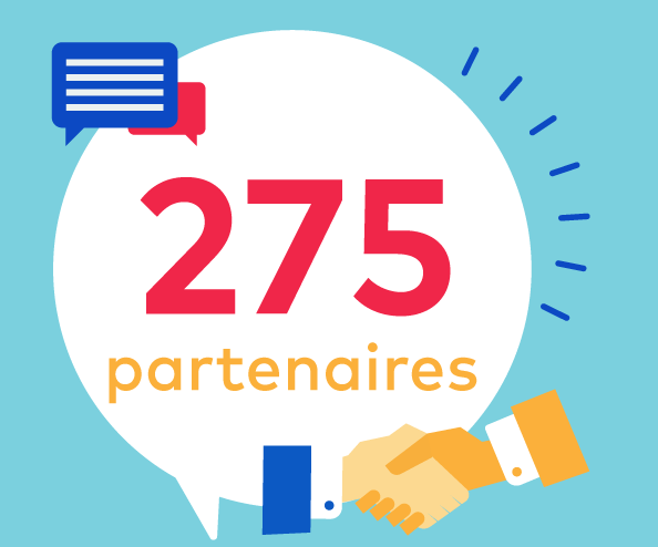 275 partenaires