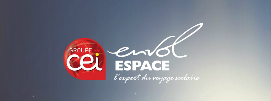 Logo Envol Espace sur la nouvelle brochure
