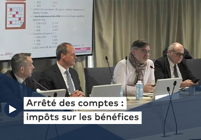 Visuel du replay "Arrêté des comptes impôts sur les bénéfices"