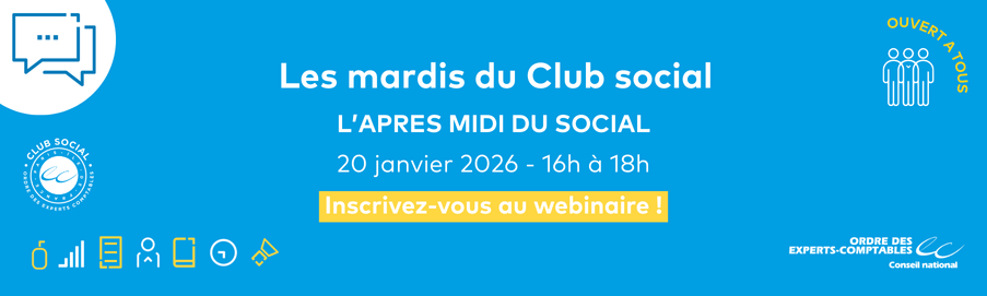 Visuel du webinaire : "L’après-midi du social"
