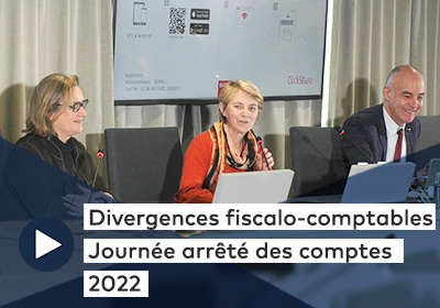 Image du replay "Divergences fiscalo-comptables - Journée arrêté des comptes 2022"