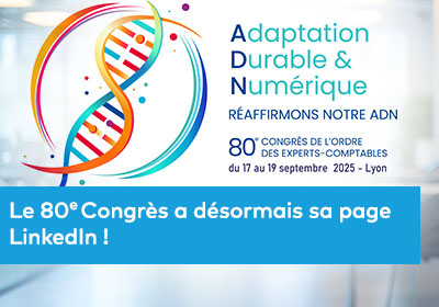 Logo du 80e Congrès des experts-comptables