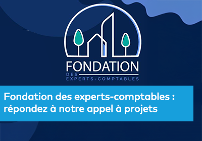 Illustration avec le logo de la Fondation des experts-comptables