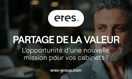 Visuel du partenaire Eres : "Partage de valeur - Une nouvelle mission pour vos cabinets"