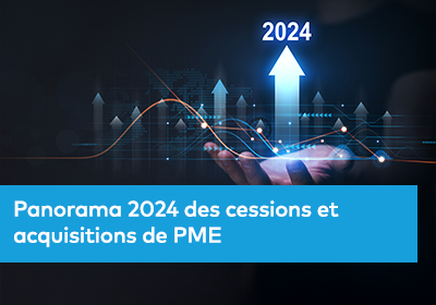 Main ouverte projetant un graphique financier lumineux avec flèches et lignes de données montantes, sous une flèche pointant vers "2024".