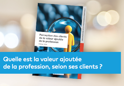 Image de la couverture du livre "Perception des clients de la valeur ajoutée de la profession : Incidences sur les modèles économiques des cabinets"