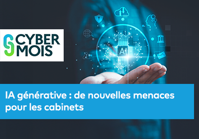 Main ouverte soutenant une interface holographique affichant un symbole de puce électronique marquée “AI”, entourée d’icônes technologiques, symbolisant l’intelligence artificielle et l’innovation numérique.