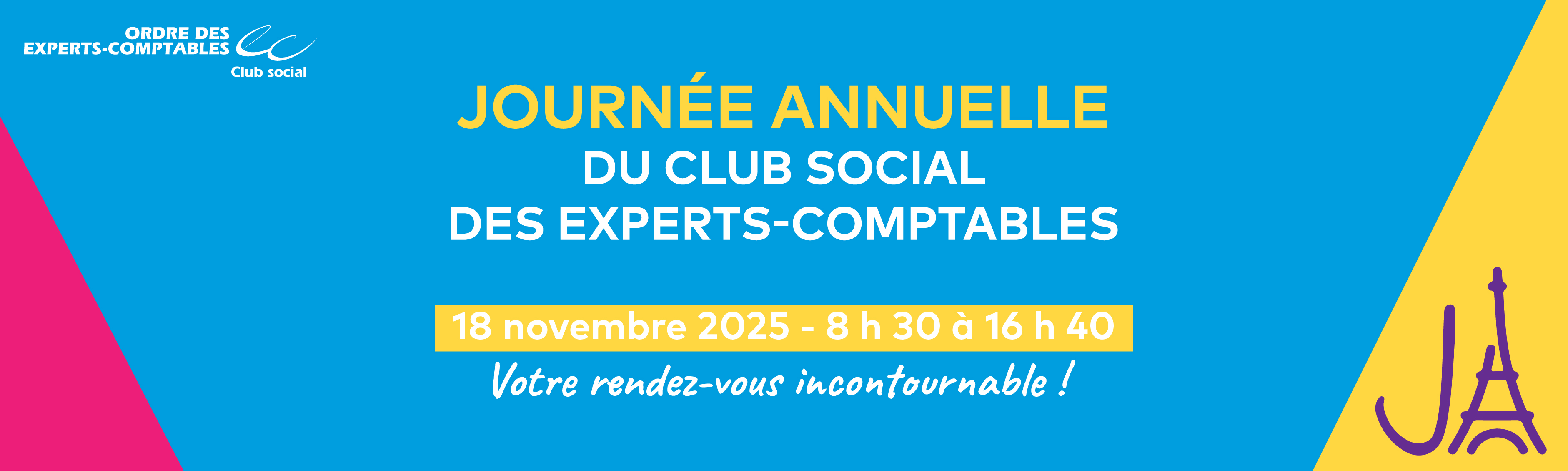 Visuel du webinaire "Journée Annuelle du Club social"
