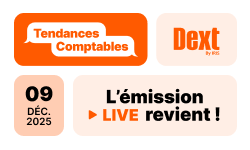 Visuel du Partenaire Dext "Les Tendances Comptables 2026"