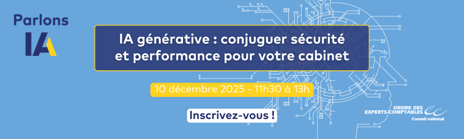Visuel de l'événement : "IA générative : Conjuguer sécurité et performance pour votre cabinet"