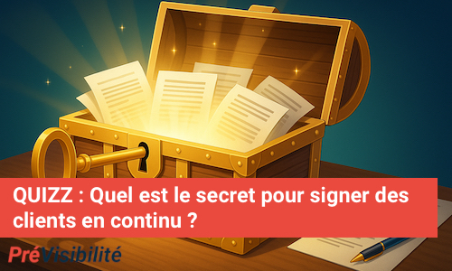 Visuel du Partenaire Prévisibilité: "Quel est le secret pour signer des clients en continu?"