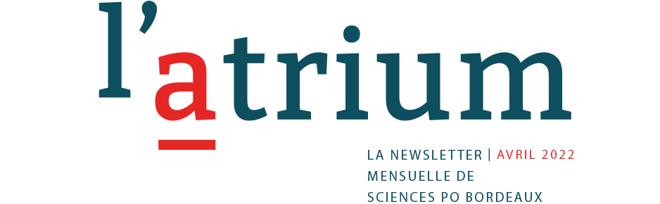 L'atrium, la newsletter mensuelle de Sciences Po Bordeaux